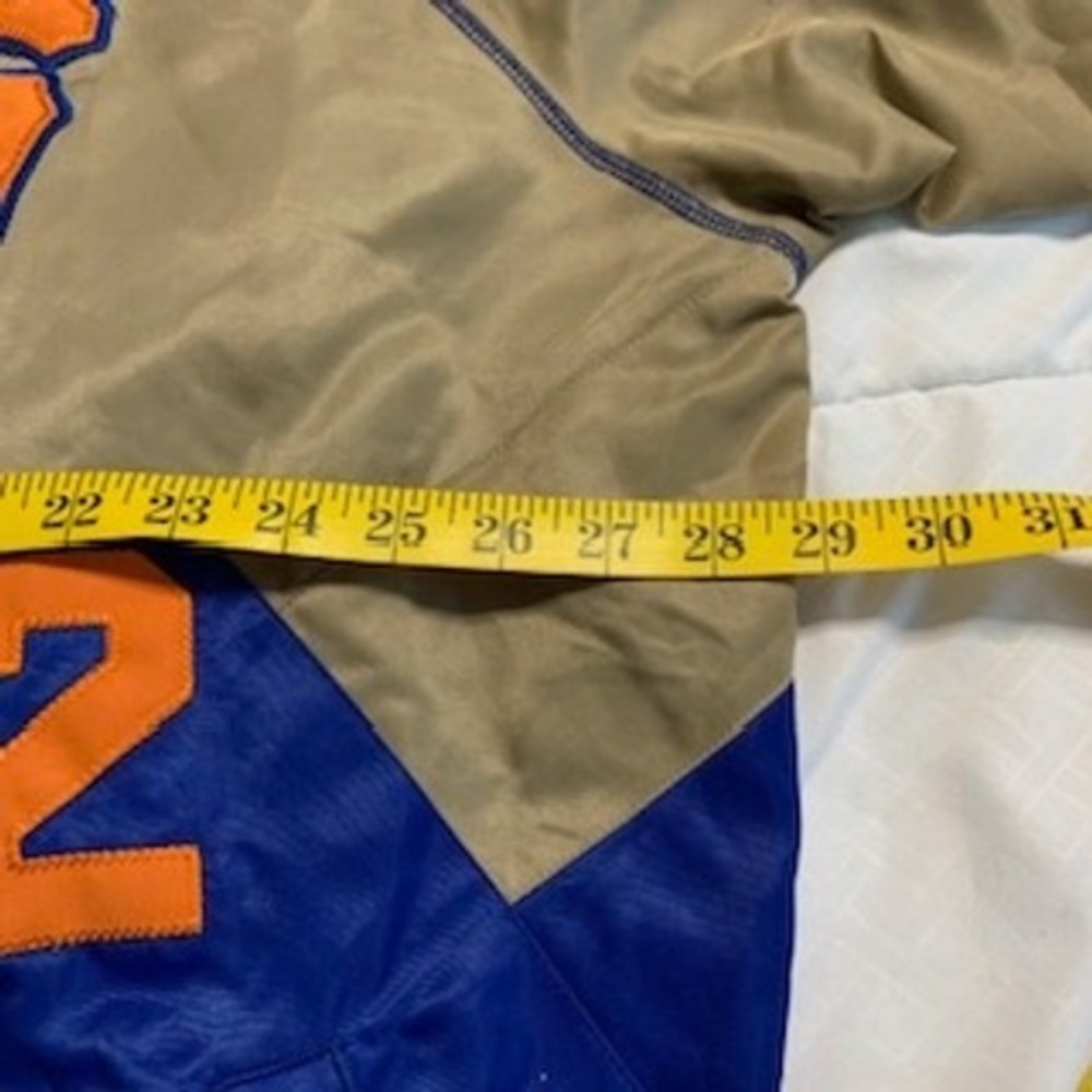 Ecko Unltd Track Jacket Mens 2XL Tan Blue Orange Y2K Streetwear 72 Vintage - Picture 9 of 16